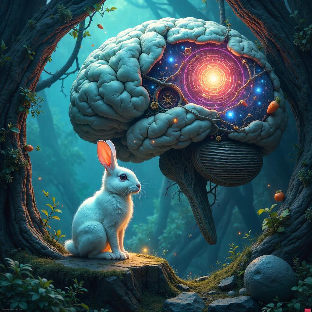 Rabbit in the Mindscape: A Concept Art Dream