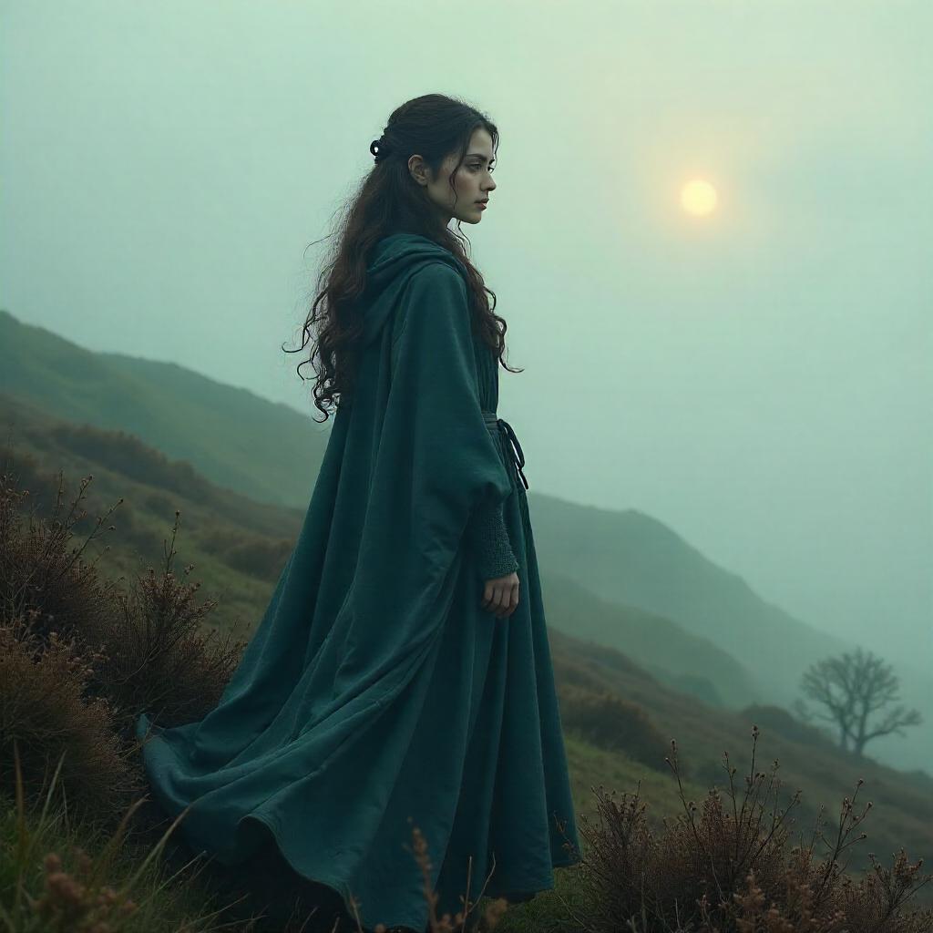 Mist-Wrapped Beauty on Foggy Moor
