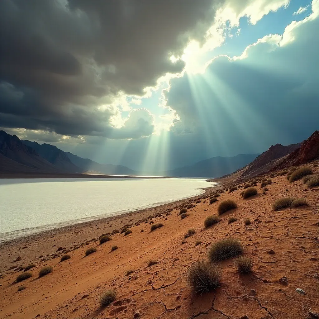 Dramatic Clouds Over the Atacama Desert, Chile