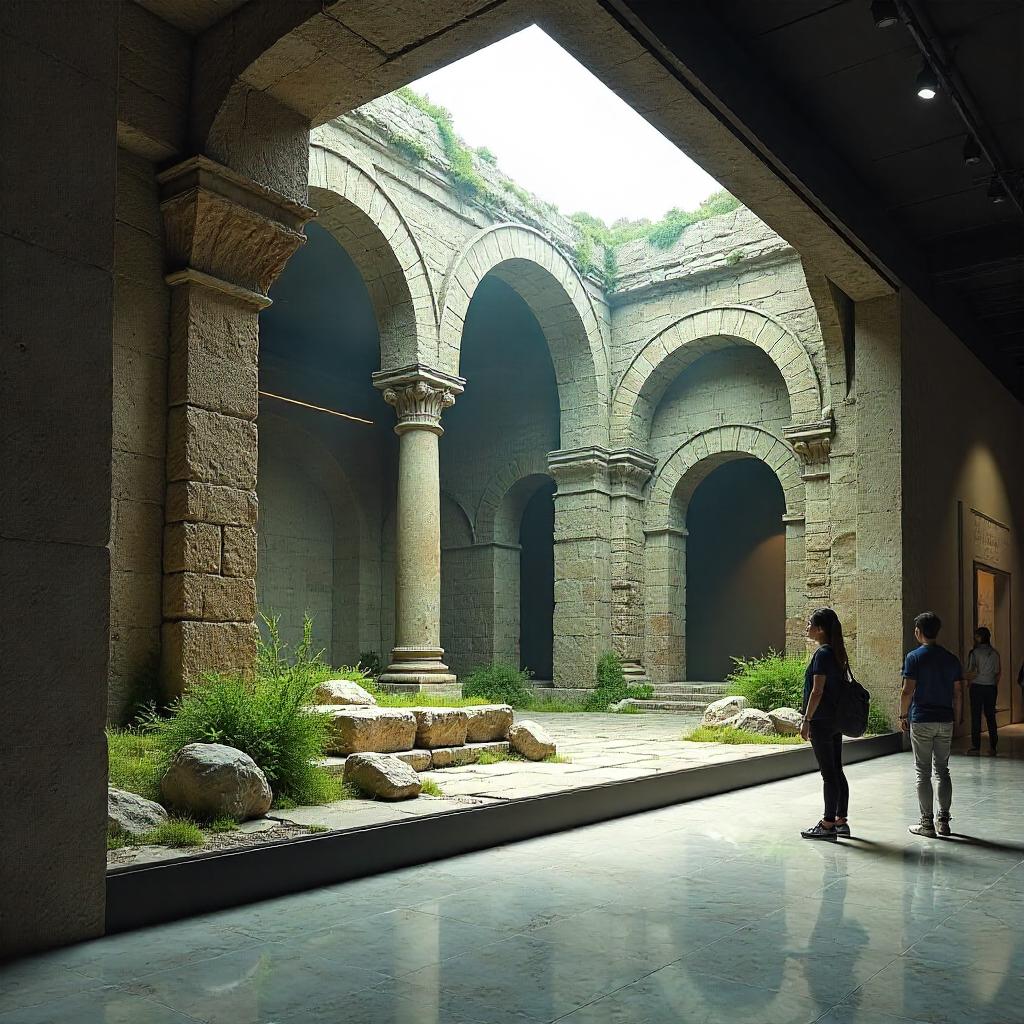 Ruins as Concept Art in a Modern Museum