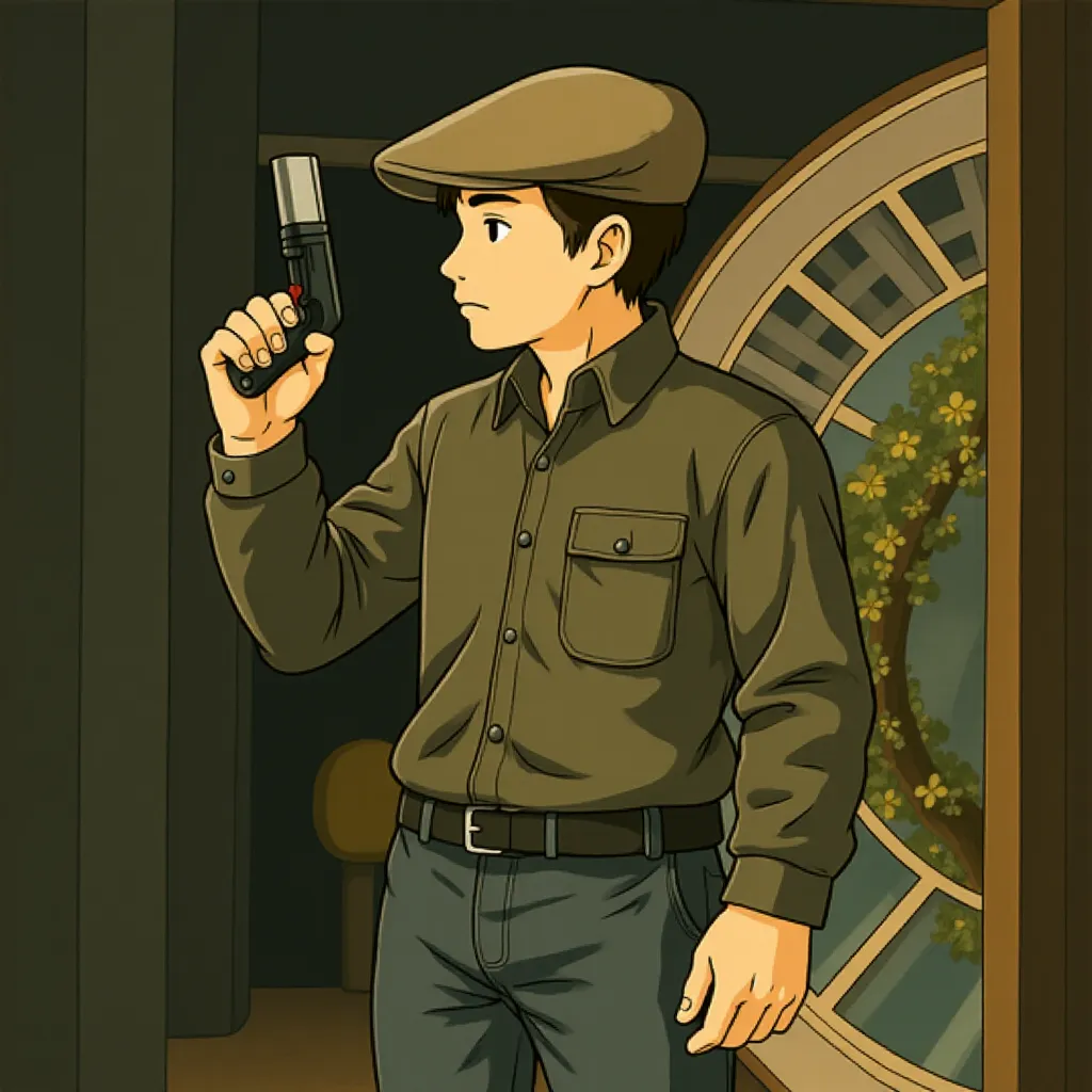 Armie Hammer in The Man from U.N.C.L.E. (2015) - Anime style