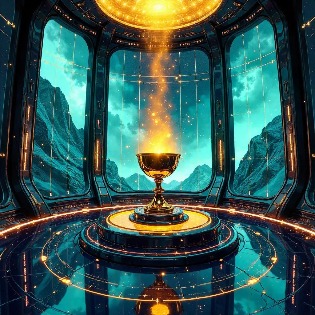 Golden Chalice in a Holodeck: Comic Splash