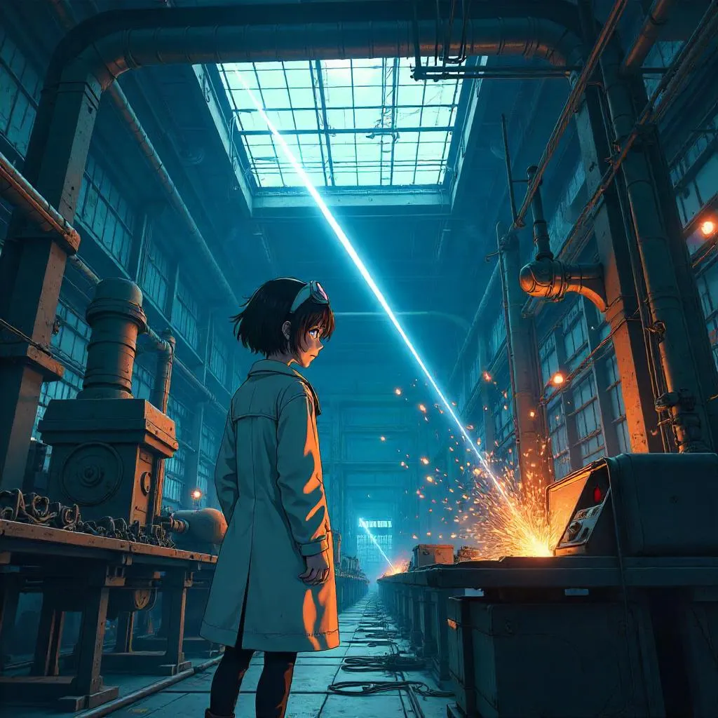 Comet in the Neon Factory: An Anime Moment