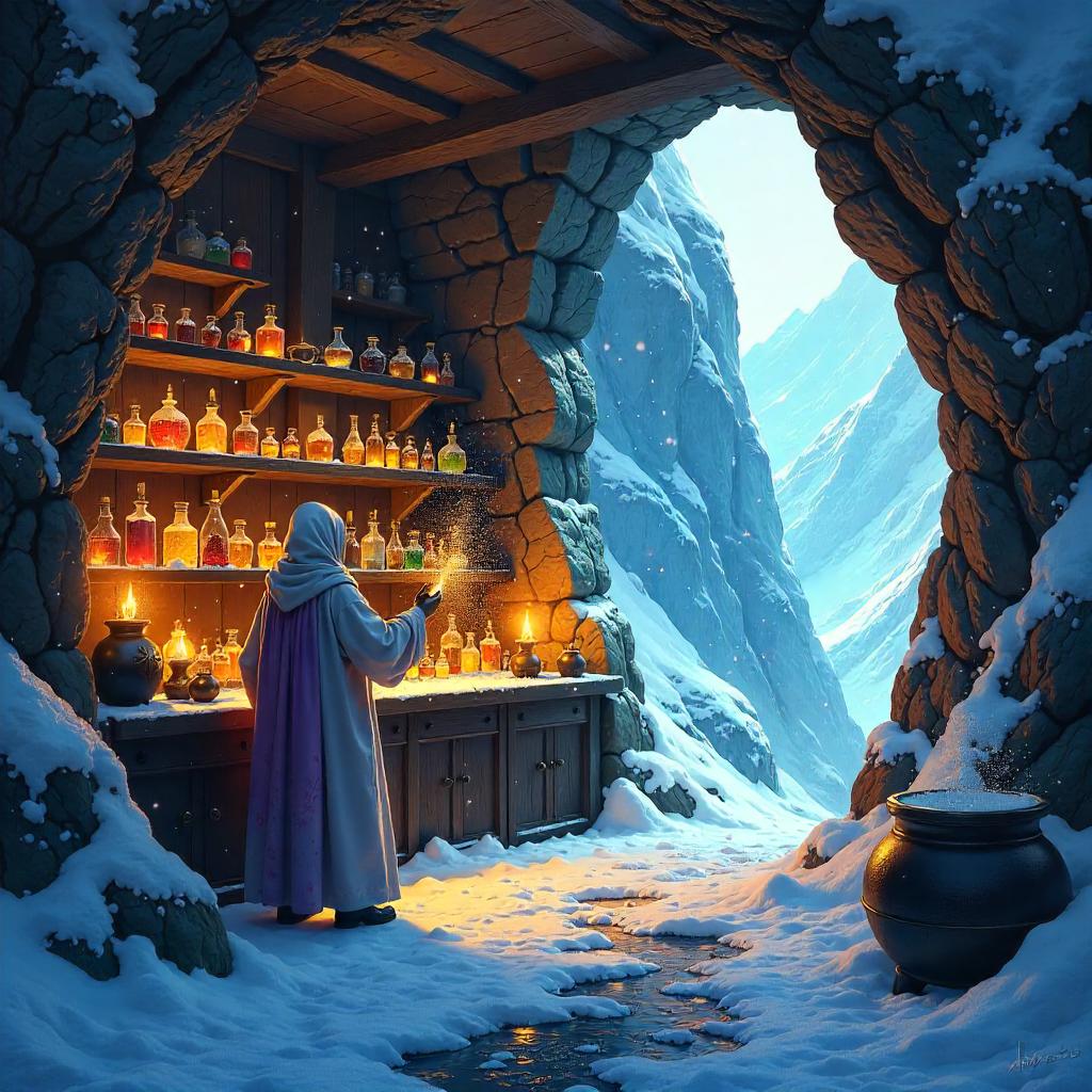 Avalanche at the Alchemist's Potion Shop