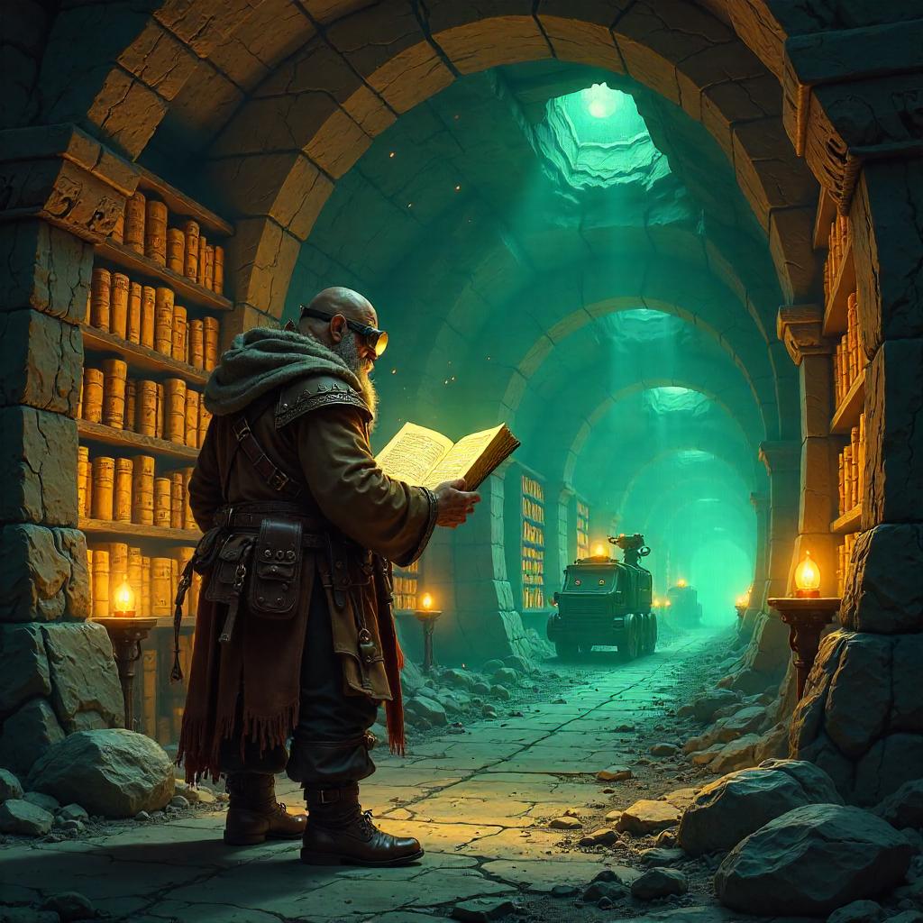 The Dwarven Librarian of the Glittering Mine