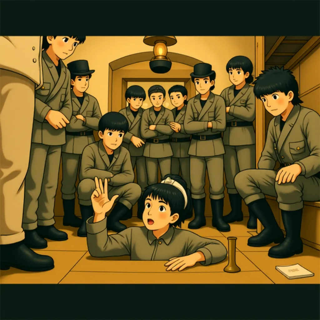 Edward Norton and Golo Euler in The Grand Budapest Hotel (2014) - Anime style
