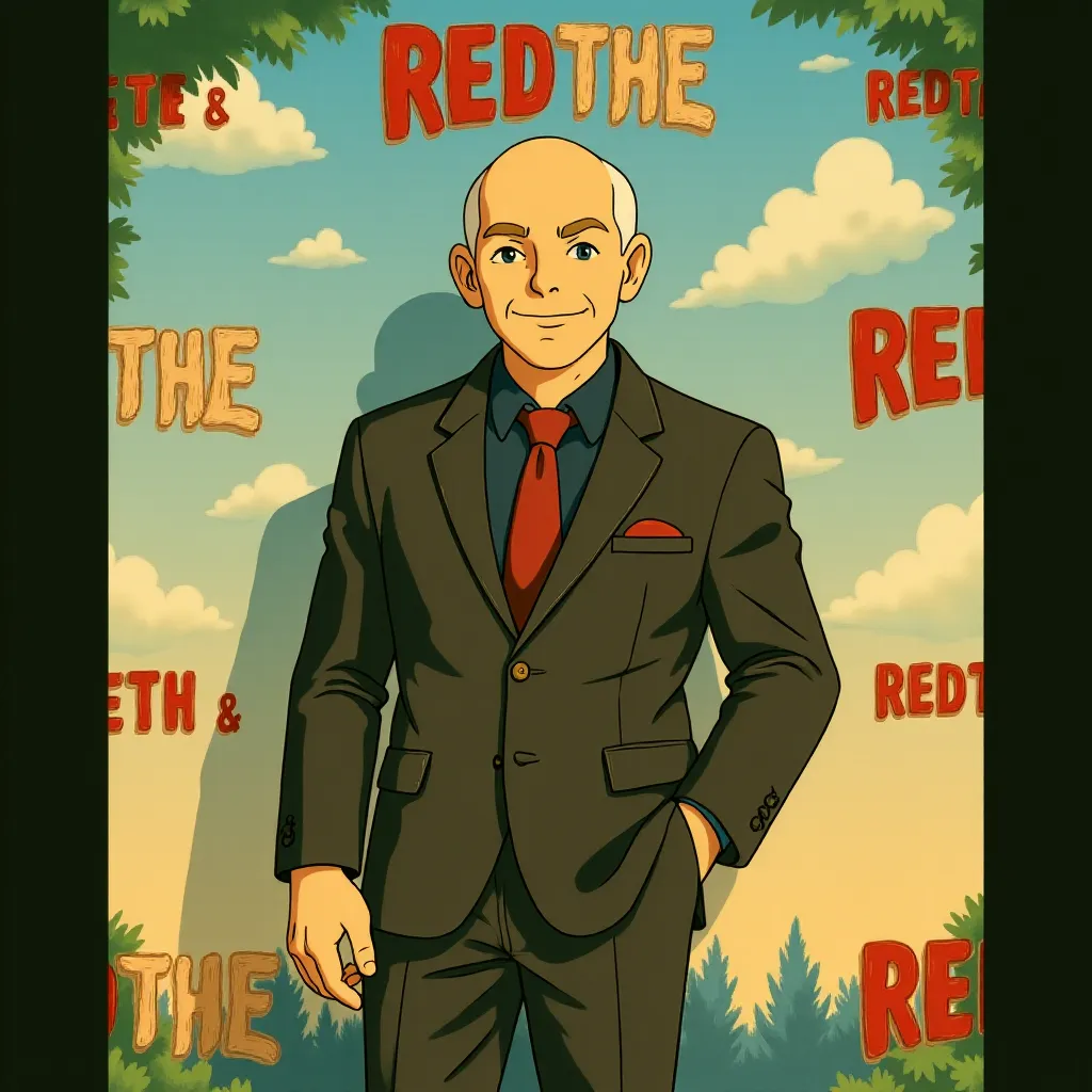 J.K. Simmons at an event for Red One (2024) - Ghibli style