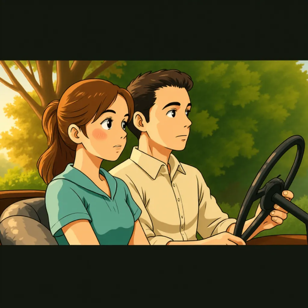 David Corenswet and Mia Goth in Pearl (2022) - Anime style