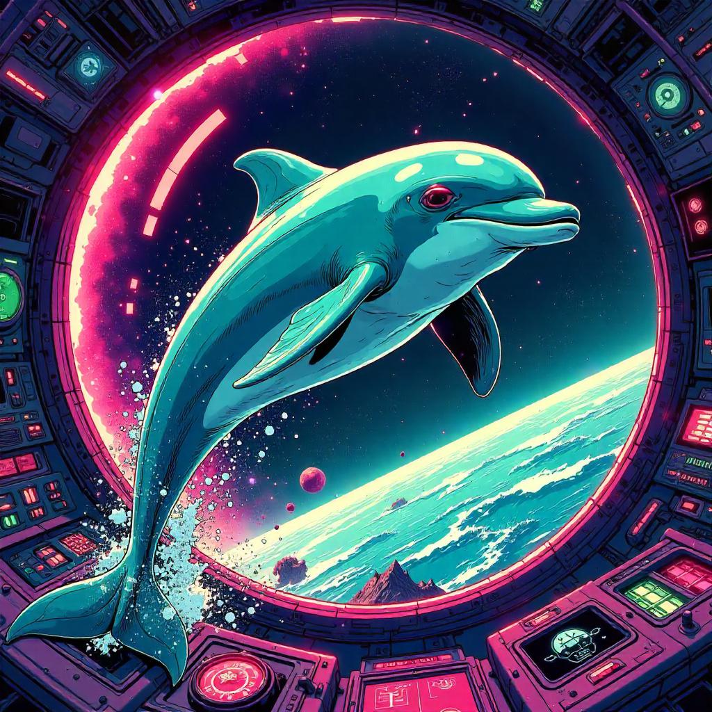 Dolphin Hero in an Alien Ship - Comic Splash