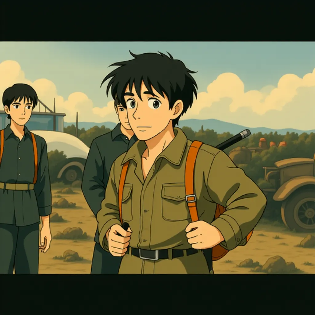 James McAvoy in Atonement (2007) - Anime style
