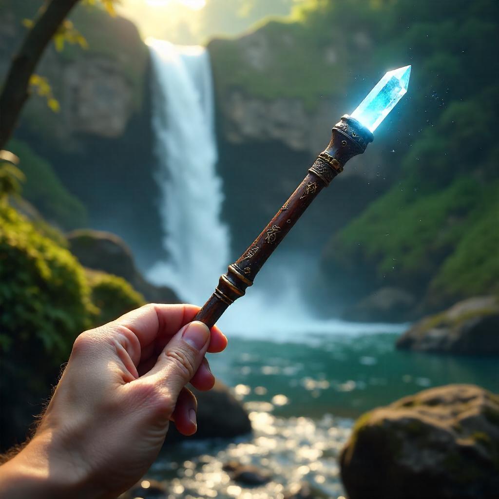 Photoreal Wand by Majestic Waterfall