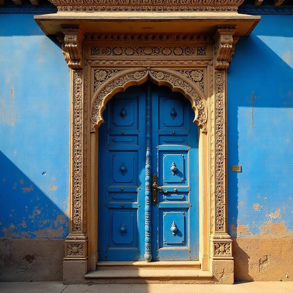 Timeless Door of Jodhpur Haveli