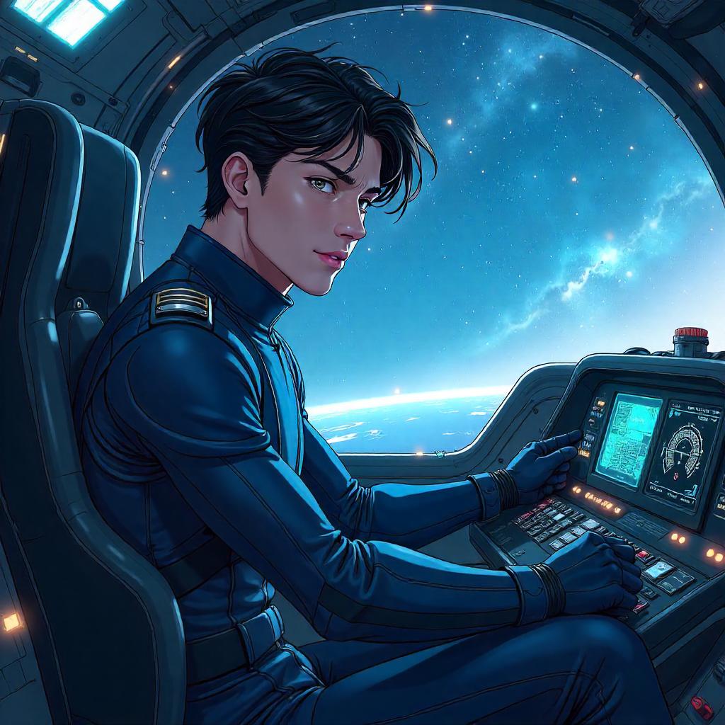 Cosmic Handsome: Anime Pilot in a Starship