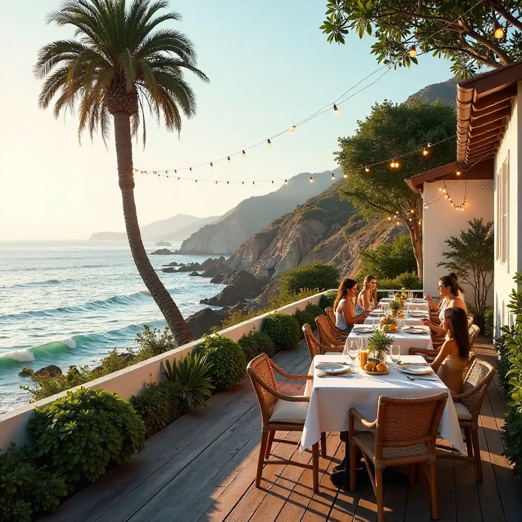 Malibu Farm Seaside Dining: Ocean View Serenity