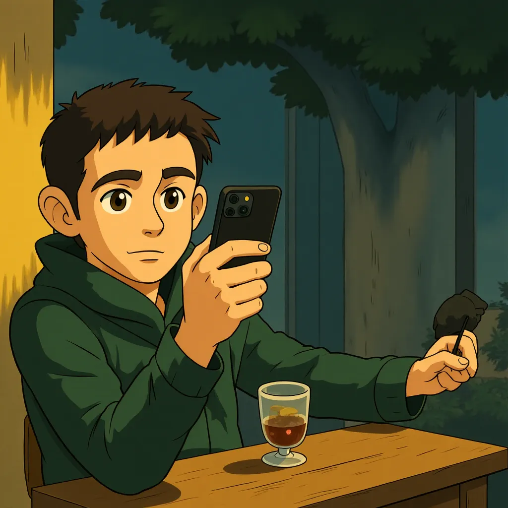 Tom Hardy in Havoc (2025) - Ghibli style