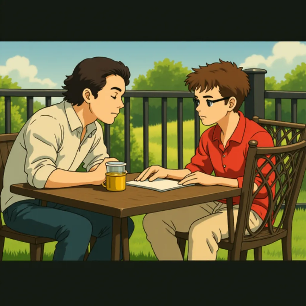 Matthew McConaughey and Ryan Phillippe in The Lincoln Lawyer (2011) - Anime style
