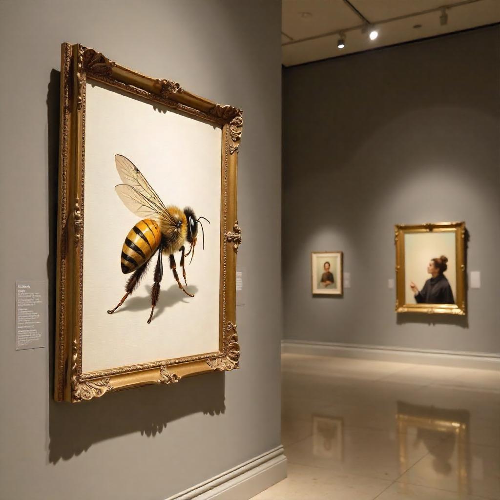Bee in Oil: A Museum Gallery Masterpiece