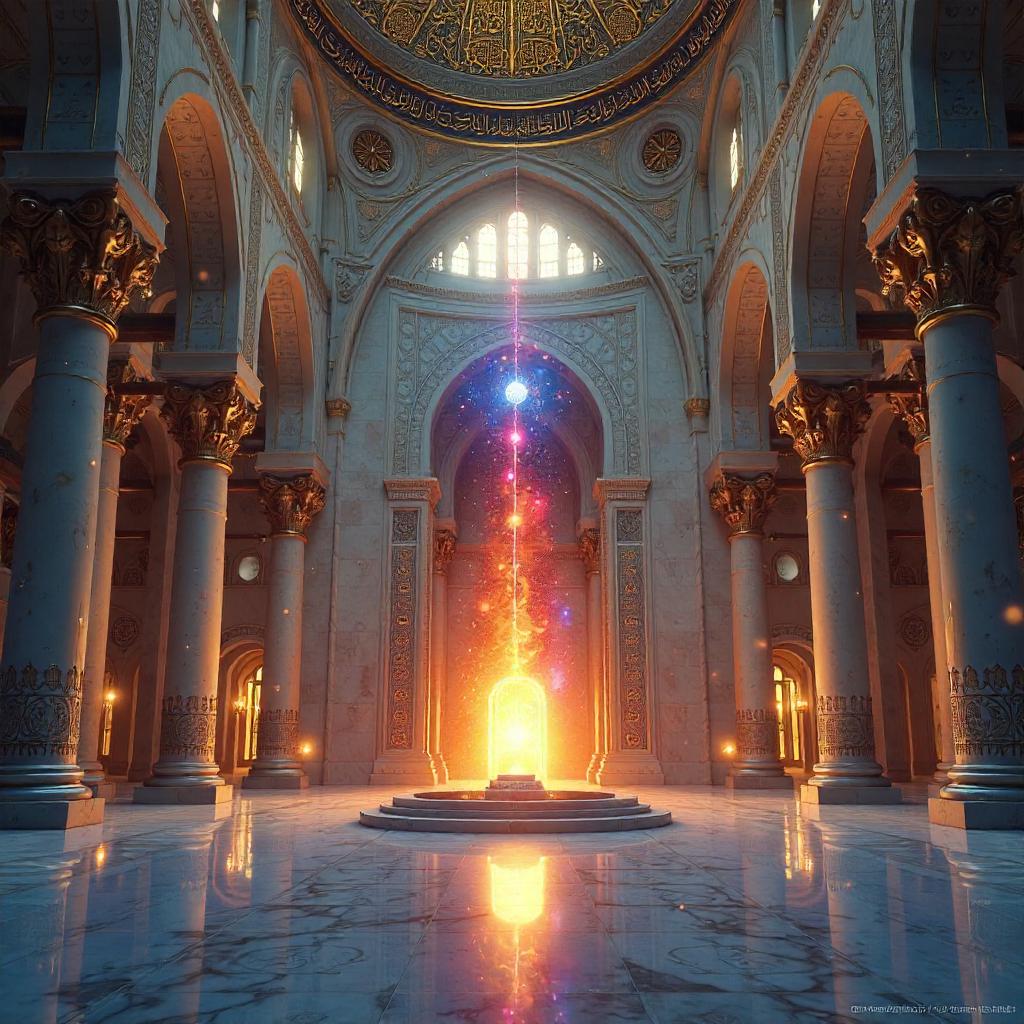 Infinity Stone Concept Art in a Mosque