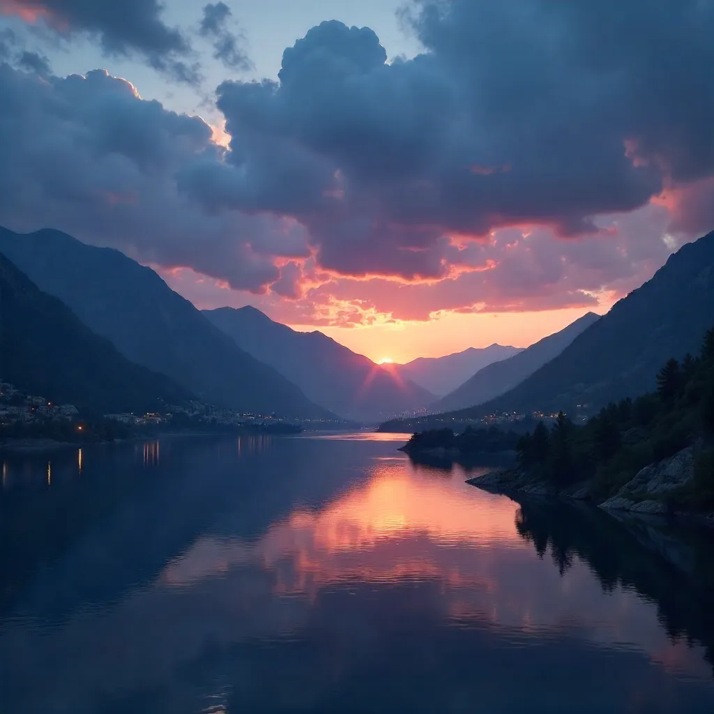 Twilight Serenity: Mountains of Seydişehir