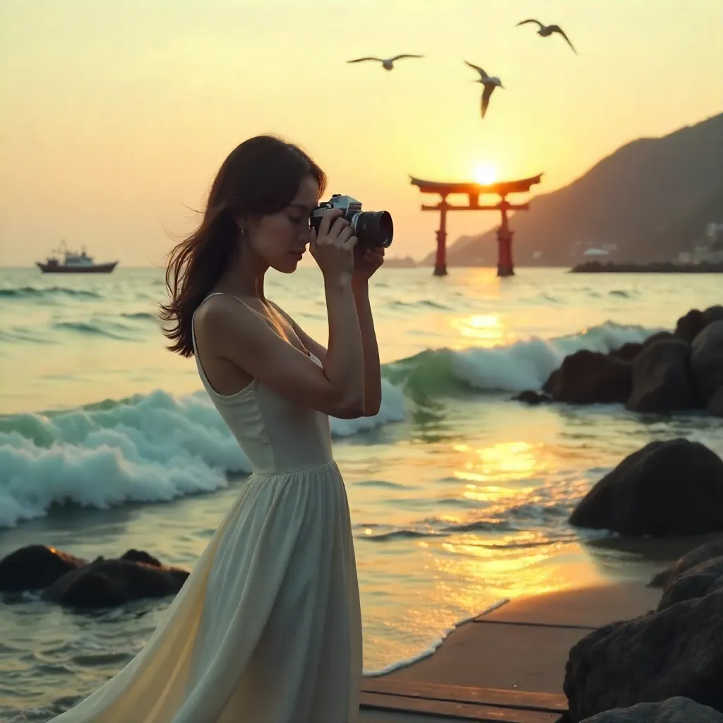 Capturing the Japanese Seaside with a Camera