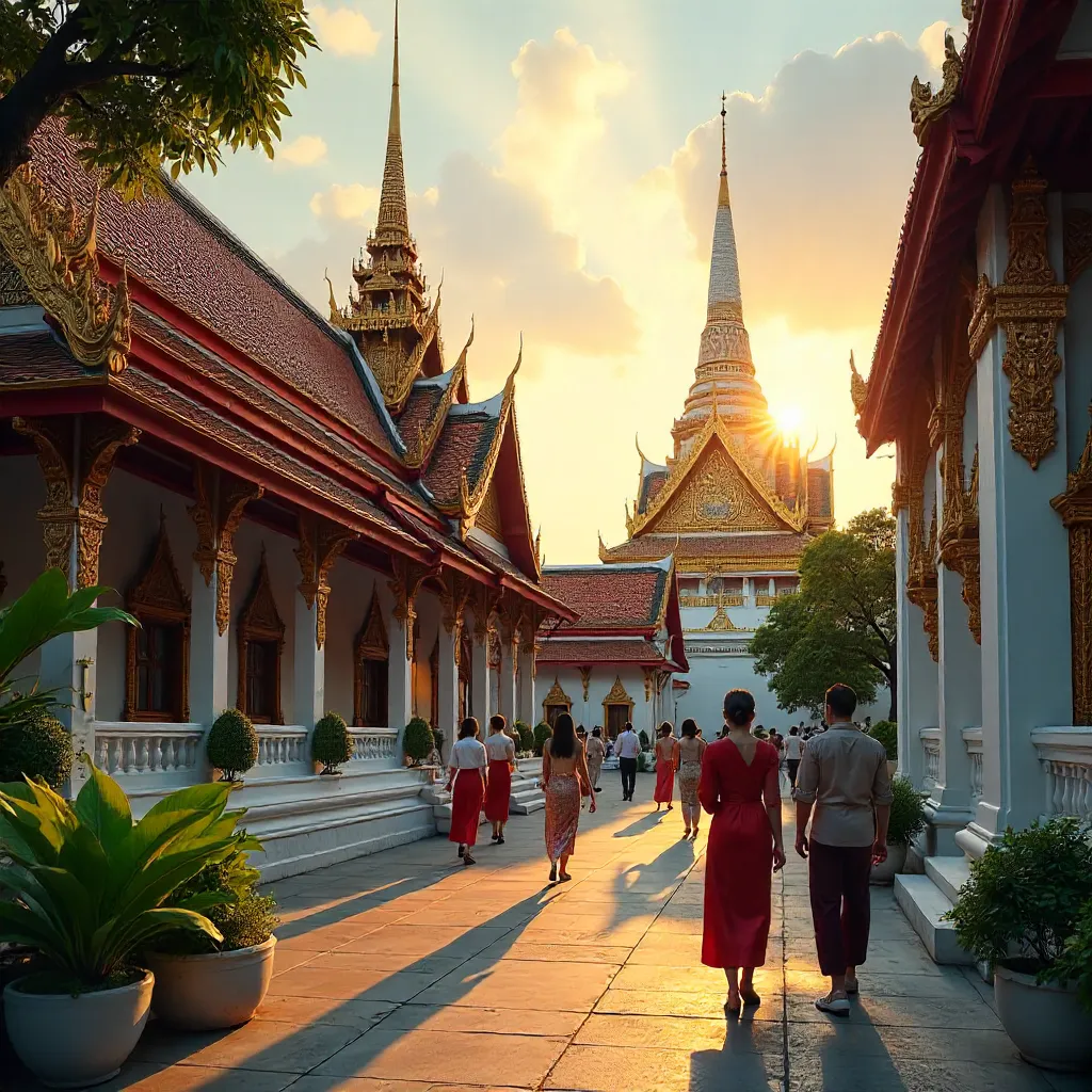 Bangkok Temple: Intricate Thai Architecture & Attire