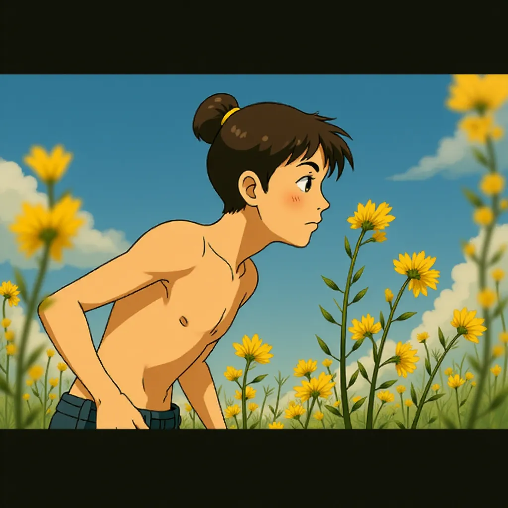Angus Neill in 28 Years Later (2025) - Ghibli style