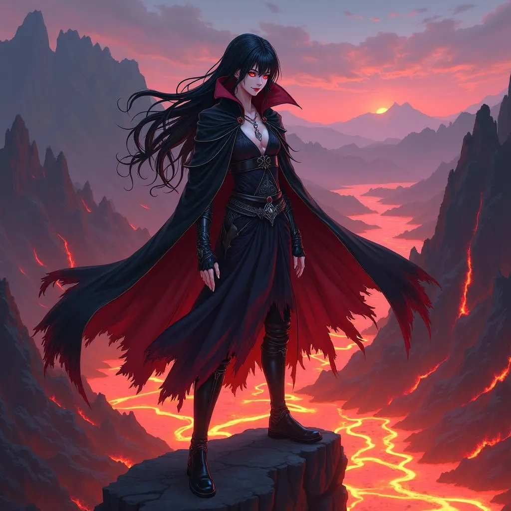 Vampire by the Lava Flow: Anime Style