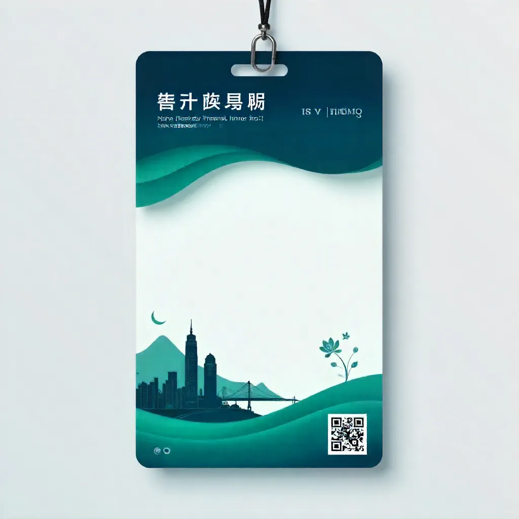 Hong Kong Intl Conference Badge Background