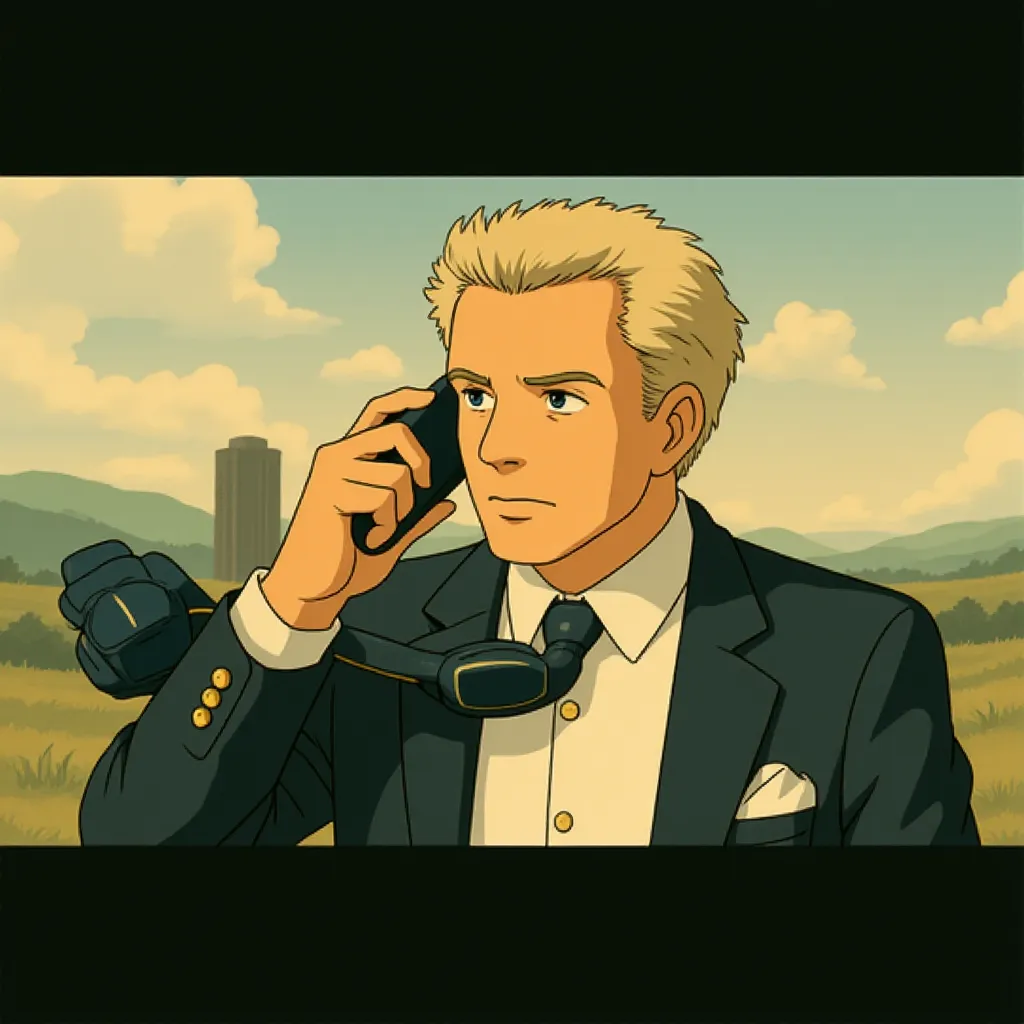 Tom Hanks in Sully (2016) - Anime style