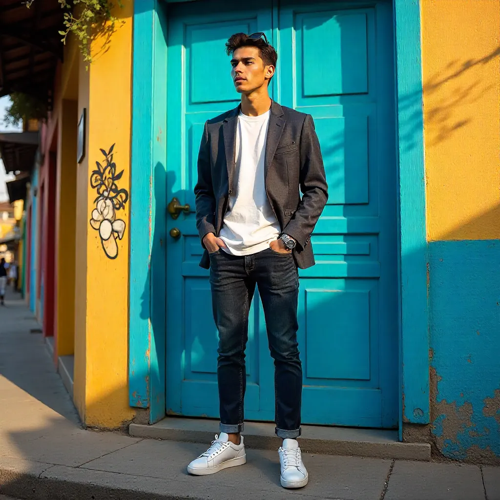 Blue Door, Bold Urban Style in Colombia