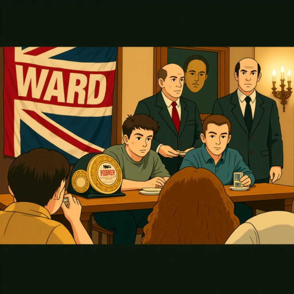 Mark Wahlberg and Christian Bale in The Fighter (2010) - Anime style