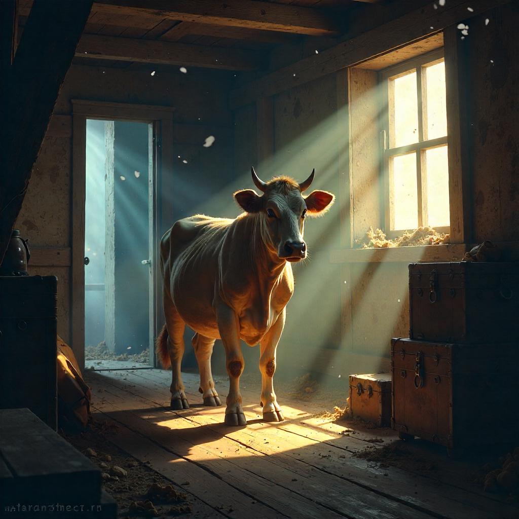 Cow in the Dusty Attic: Concept Art