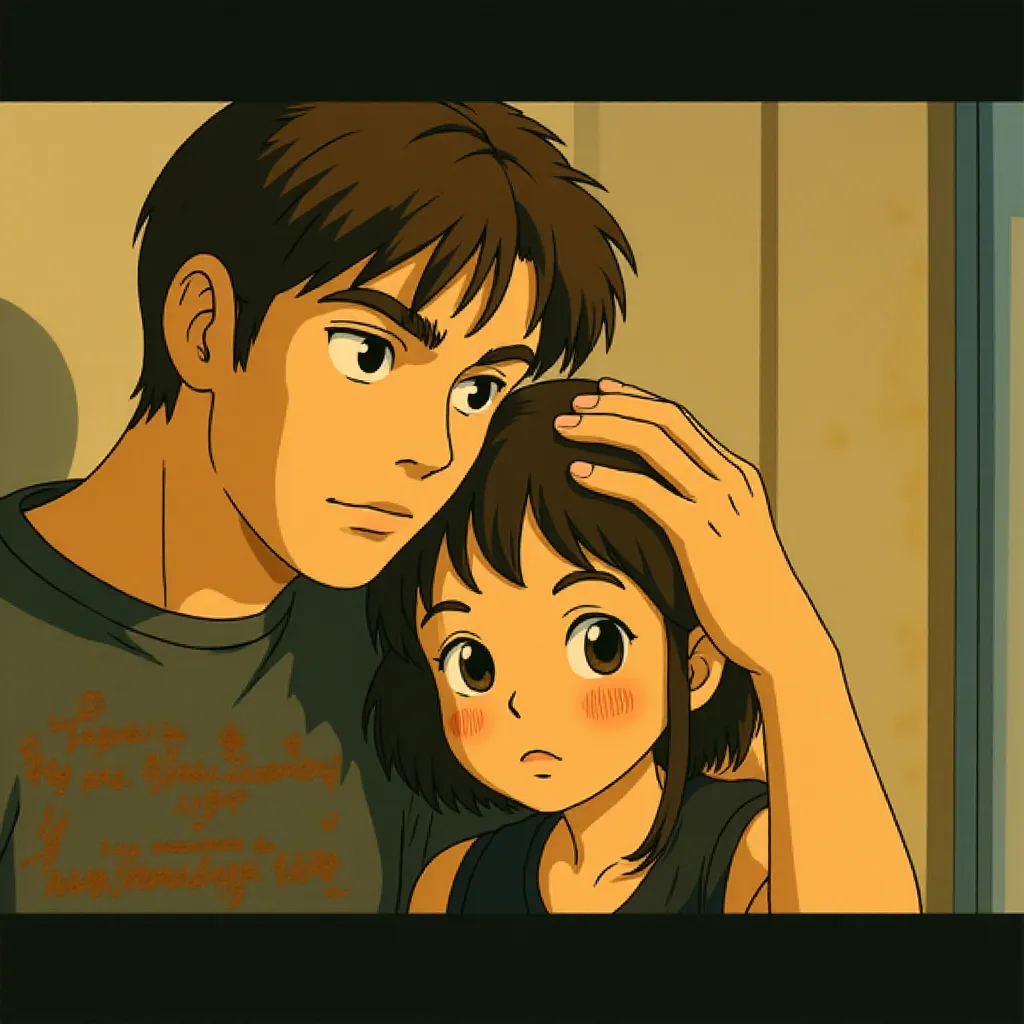 Ewan McGregor and Oaklee Pendergast in The Impossible (2012) - Anime style