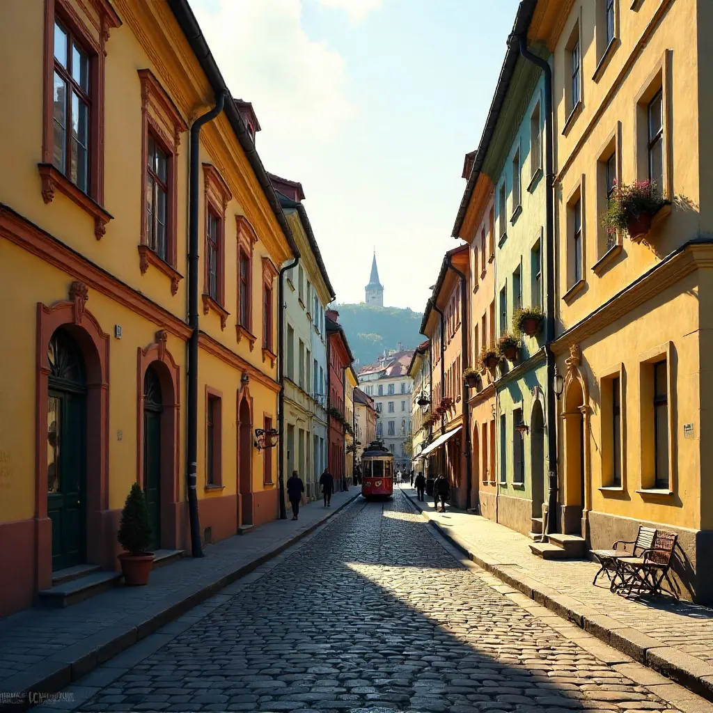 Timeless Colorful Facades of Brno's Historic Streets