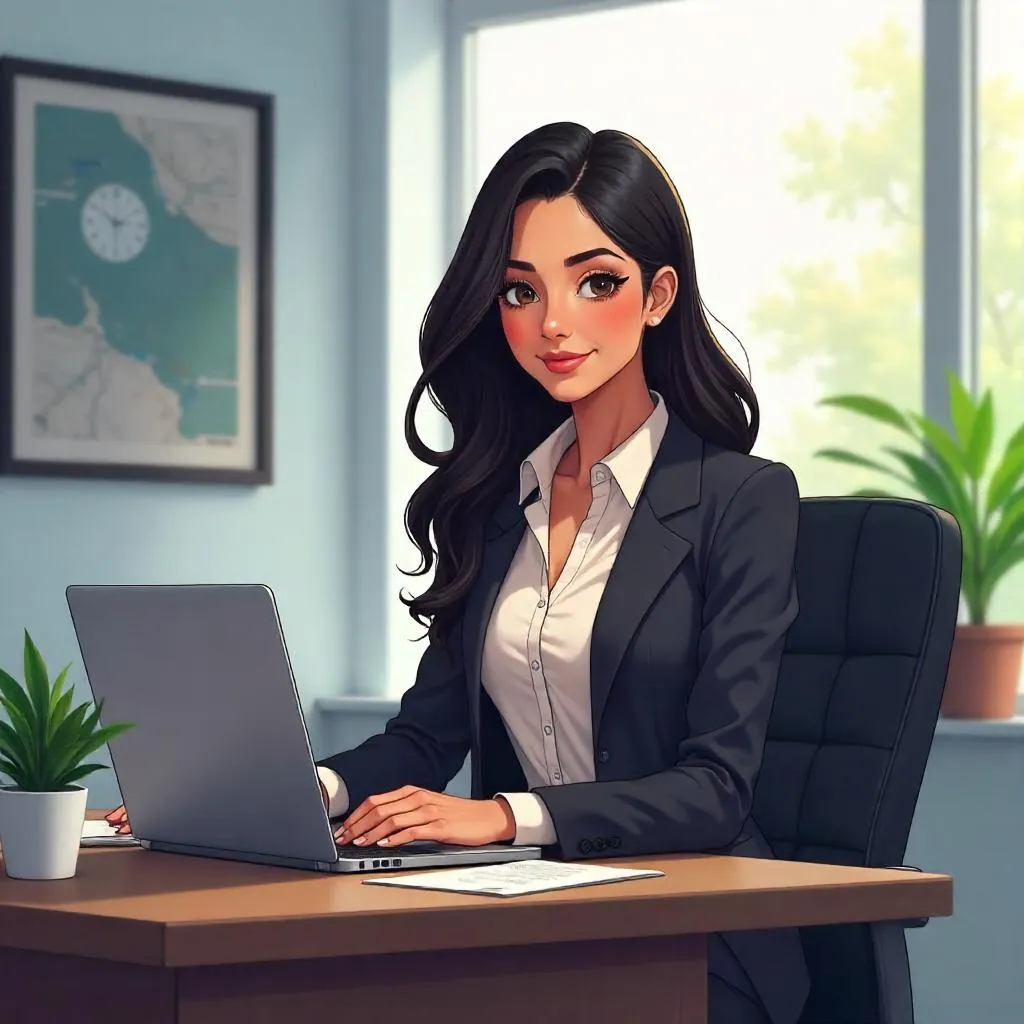 Latina Anime Office Daydream