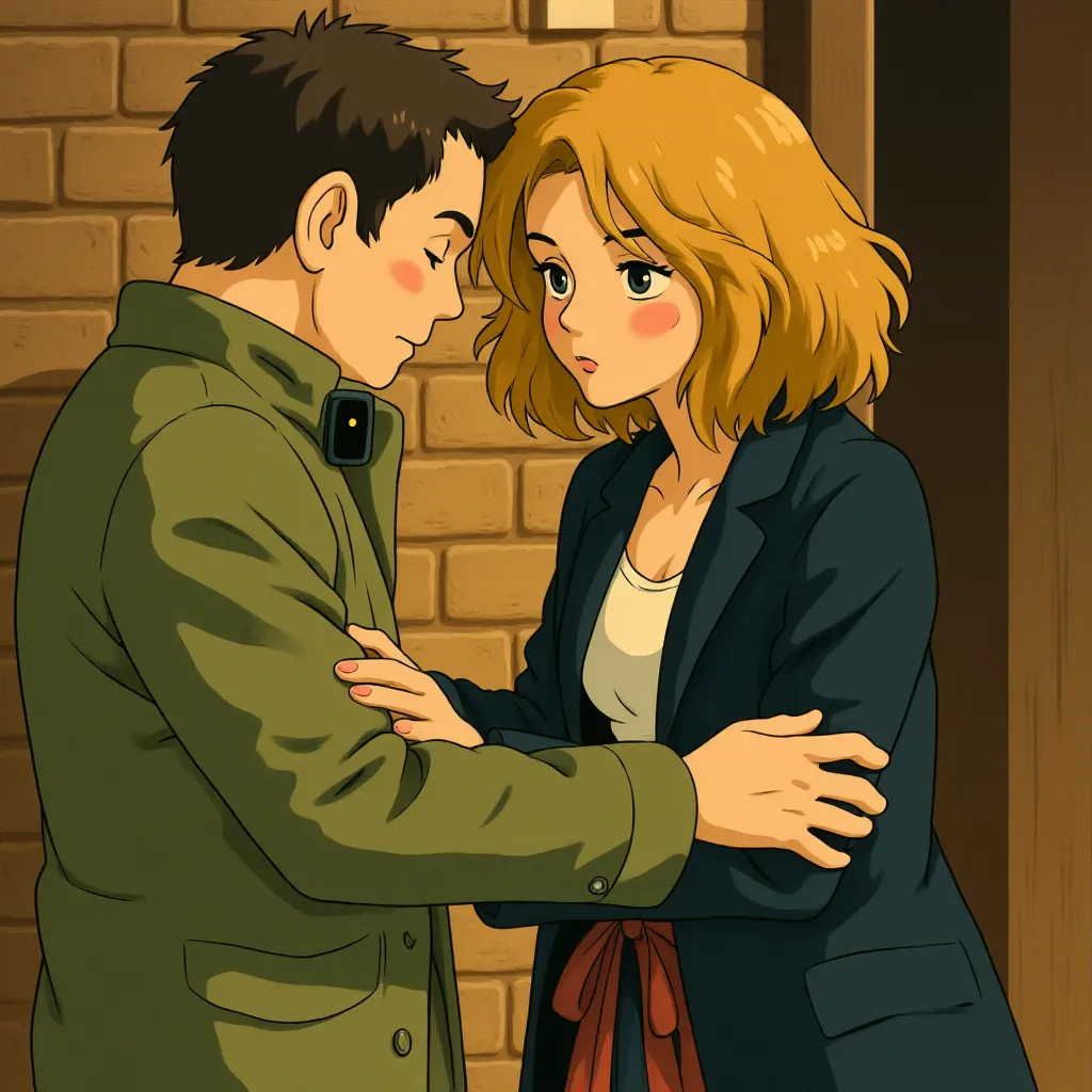 Ryan Reynolds and Nora Arnezeder in Safe House (2012) - Anime style