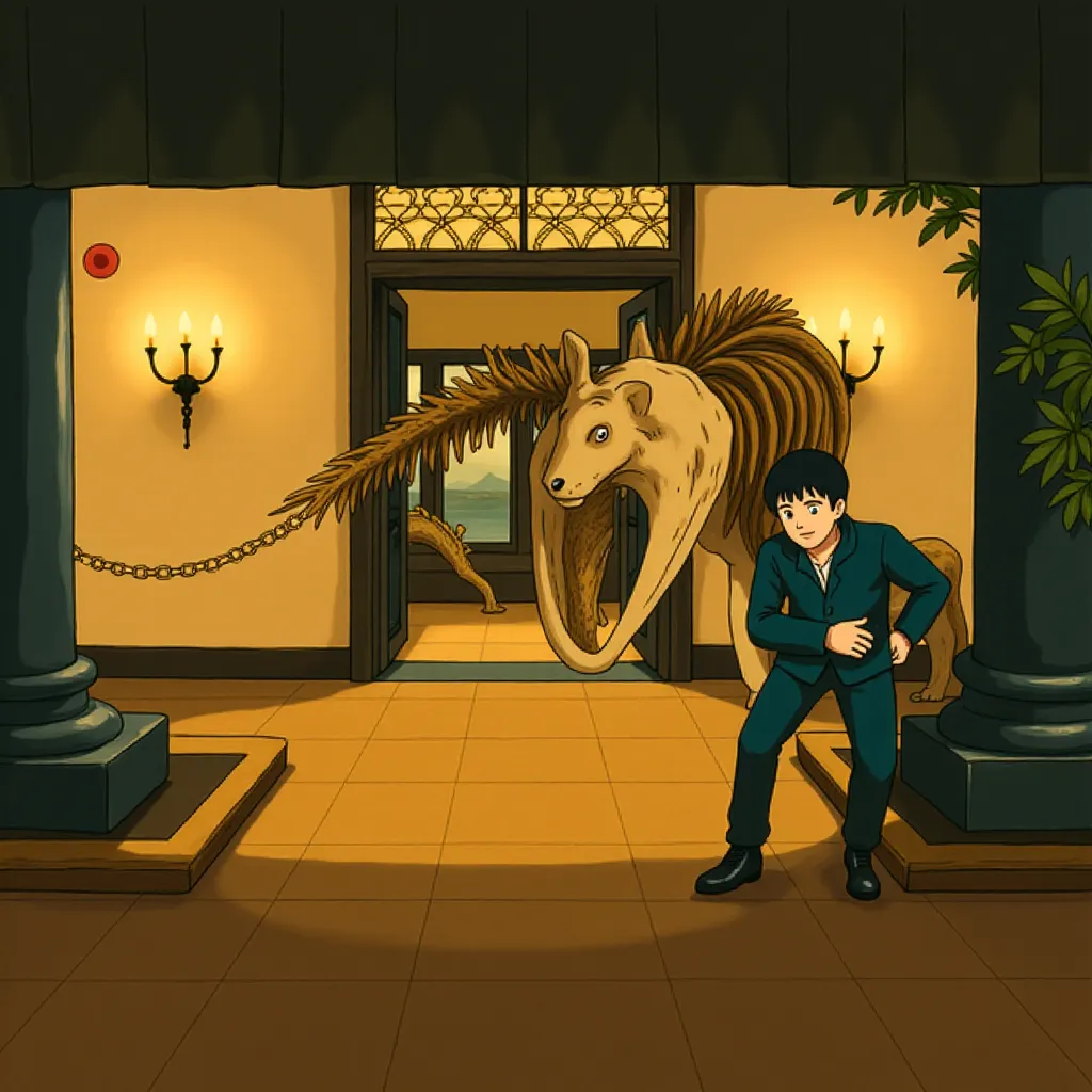 Ben Stiller in Night at the Museum (2006) - Anime style