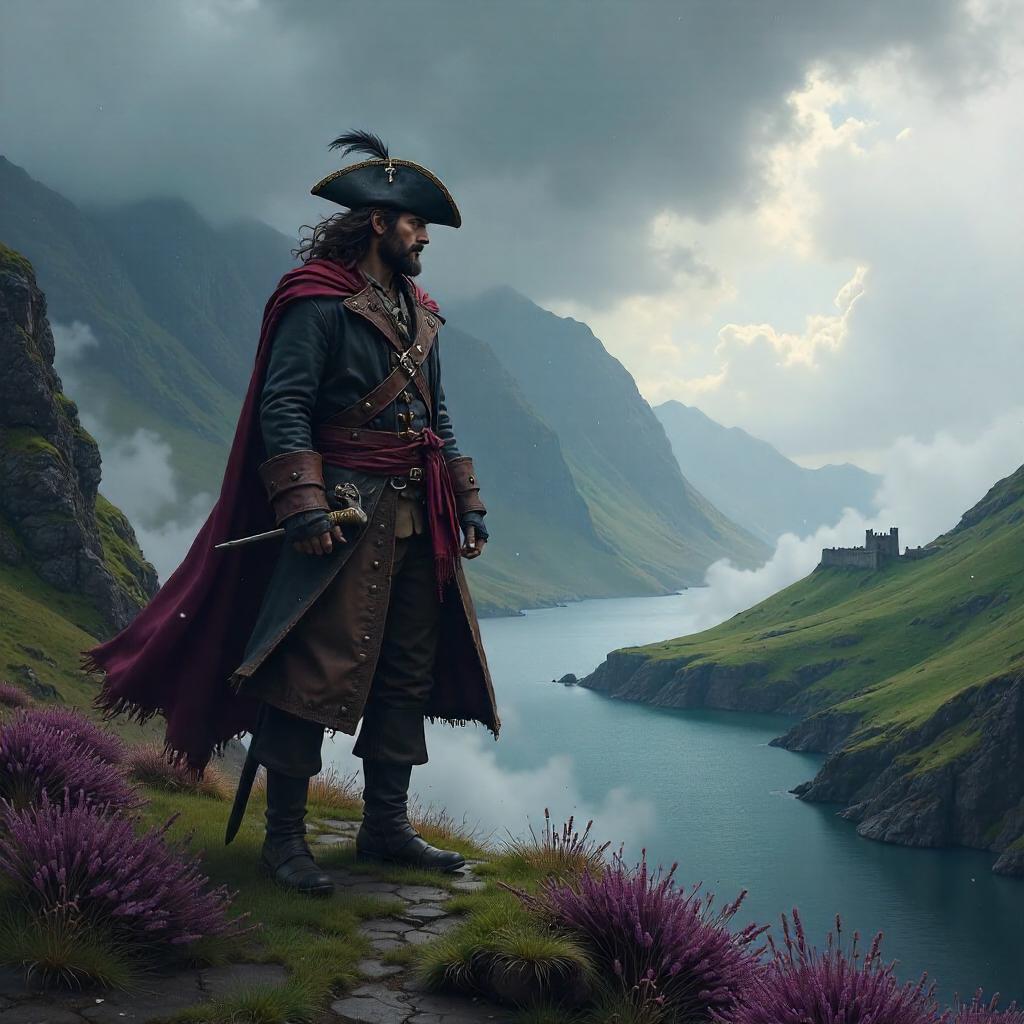 Pirate of the Highlands: Digital Art