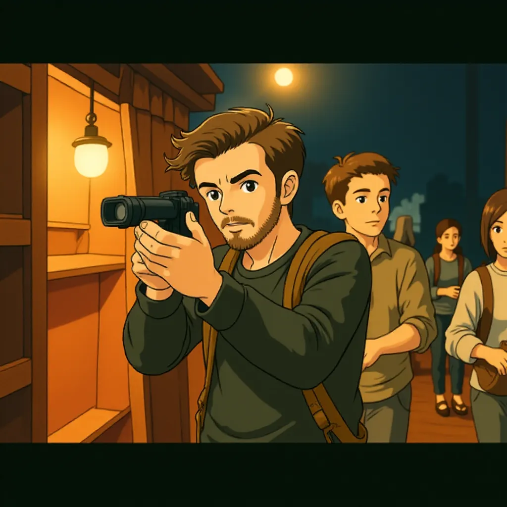 Alex Pettyfer and Alessandro Babalola in The Ministry of Ungentlemanly Warfare (2024) - Ghibli style