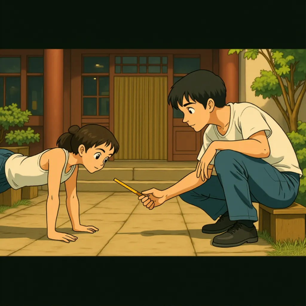 Jackie Chan and Jaden Smith in The Karate Kid (2010) - Anime style