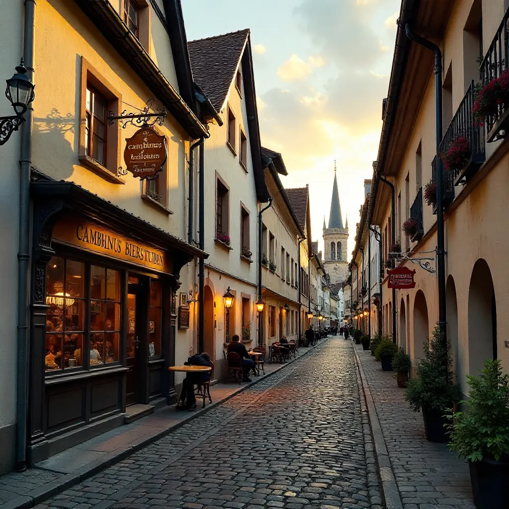 Görlitz Street View with Cambrinus Bierstuben