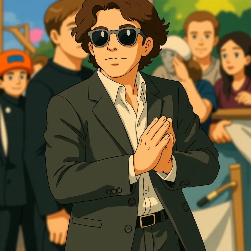 Tom Cruise at an event for Mission: Impossible - The Final Reckoning (2025) - Ghibli style