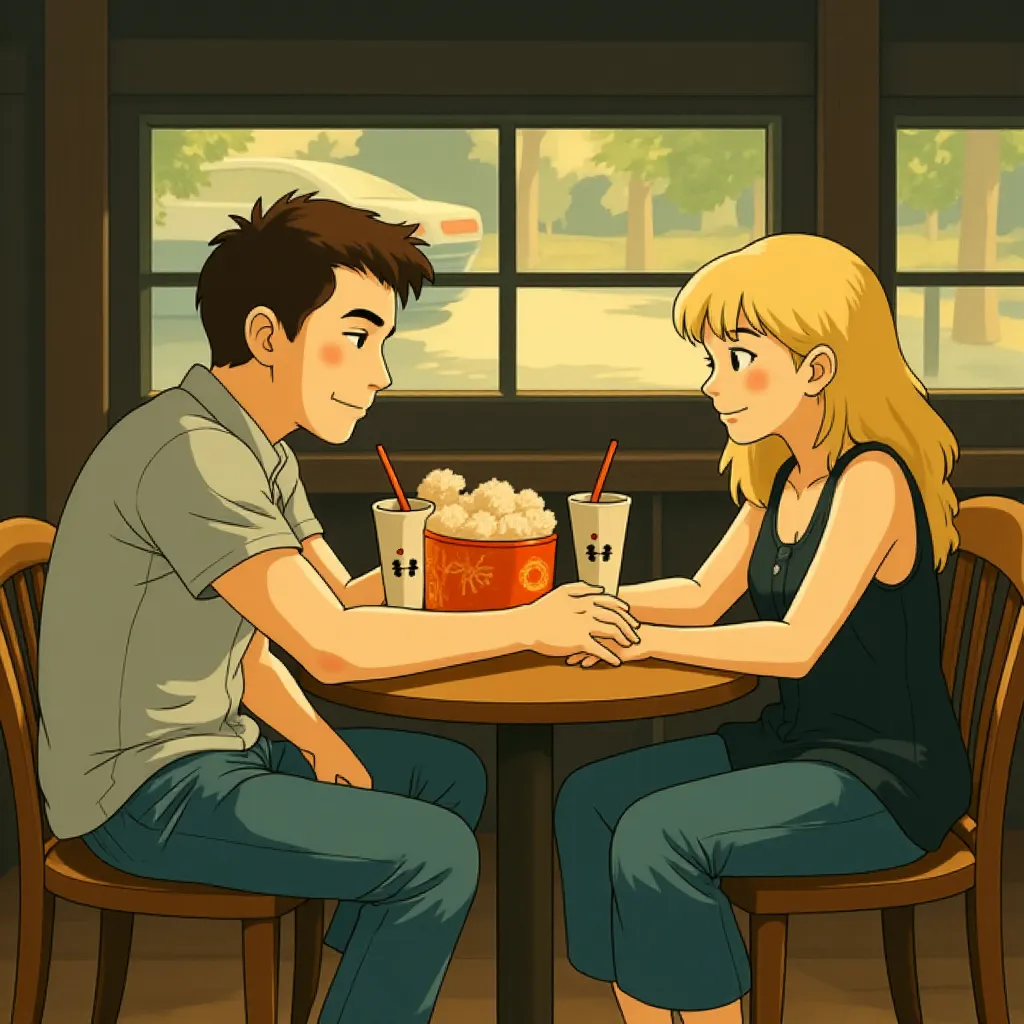 Mena Suvari and Chris Klein in American Reunion (2012) - Anime style