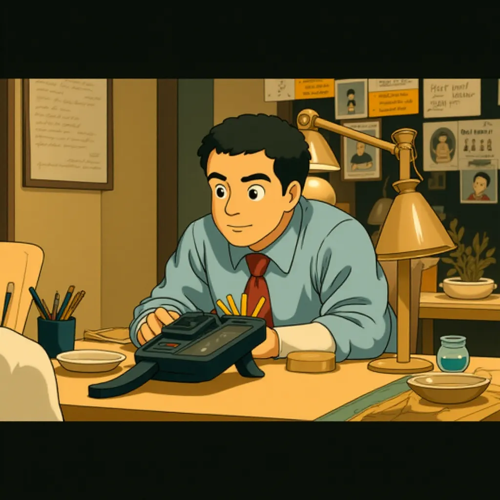 Chiwetel Ejiofor in Inside Man (2006) - Anime style