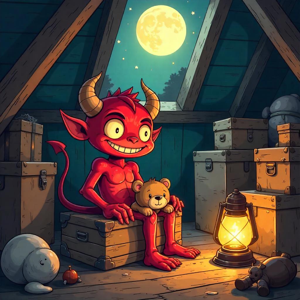 Demon in an Attic: Cartoon Mischief