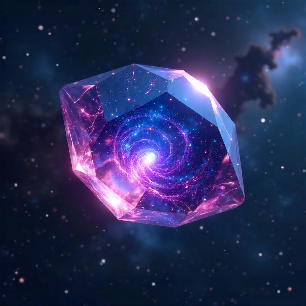 Floating Soul Gem in Deep Space