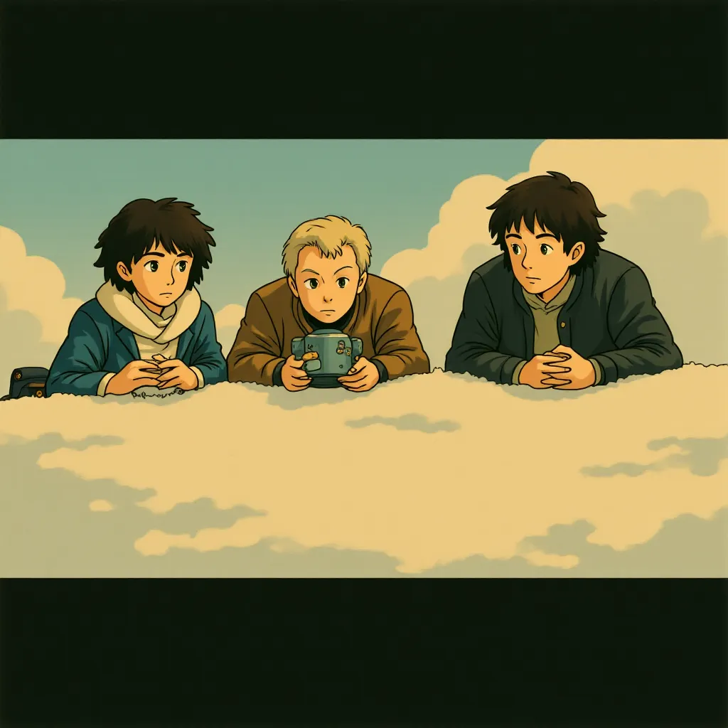 Woody Harrelson, Thandiwe Newton, and Alden Ehrenreich in Solo: A Star Wars Story (2018) - Anime style