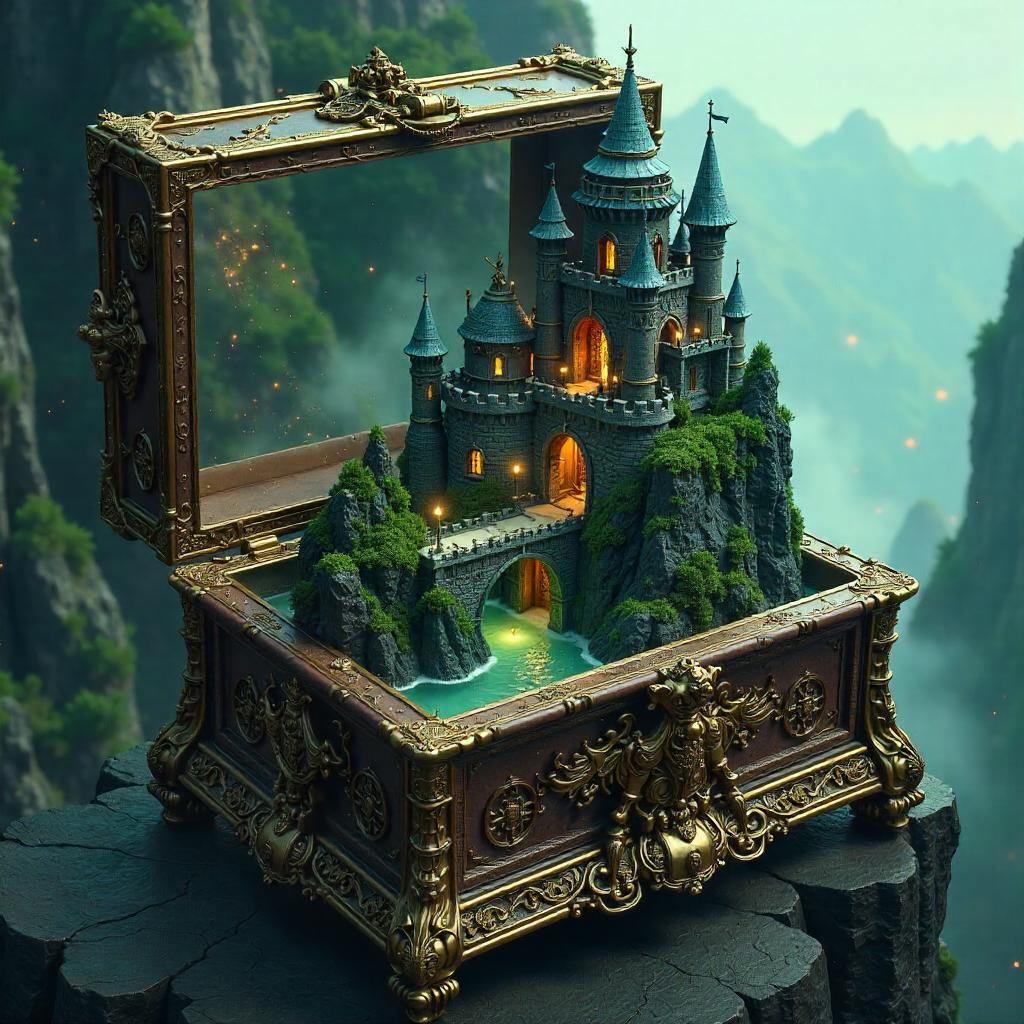 Fortress in a Music Box: Concept Art