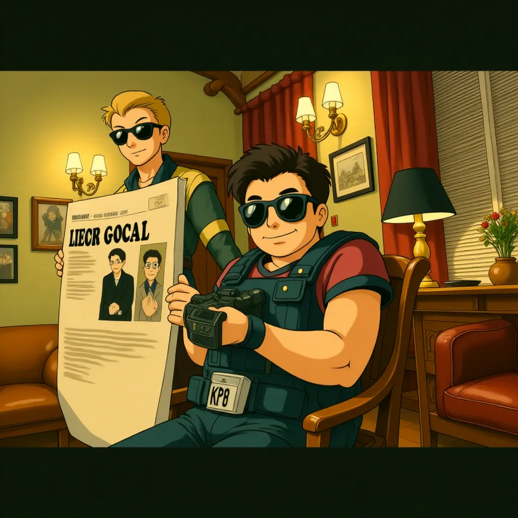 Matthew Goode, Jeffrey Dean Morgan, Apollonia Vanova, and Mike Carpenter in Watchmen (2009) - Anime style