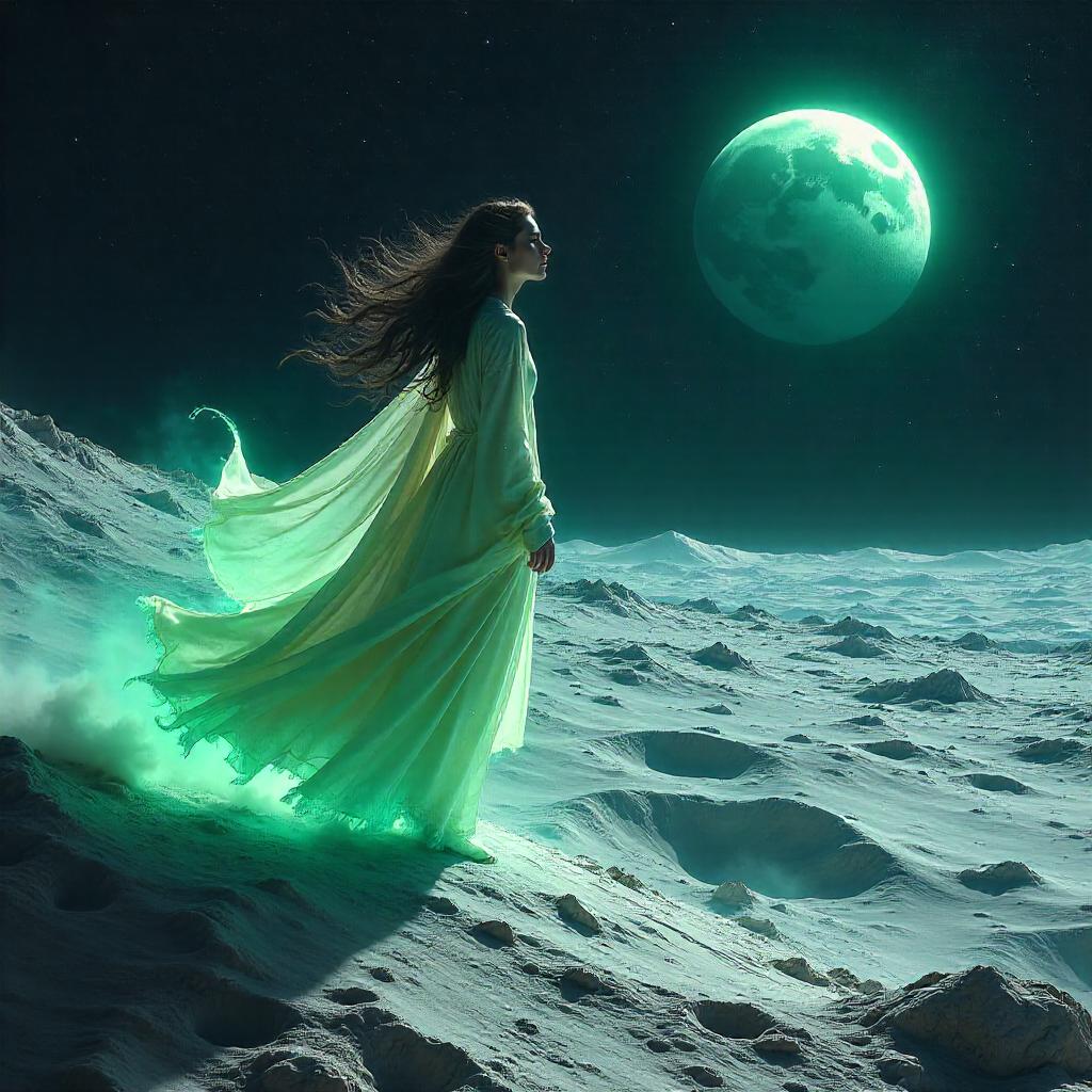 Banshee on the Moon: A Silent Lunar Haunt